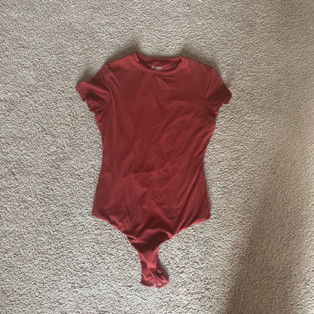 Red Basic Bodysuit